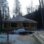 Беседка. Кровля коробка